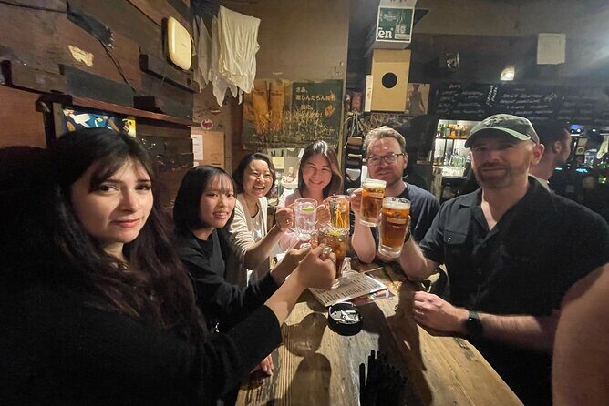3Hour Osaka Pub Crawl Bar Hopping Nightlife Guided Tour in Namba - Stop One (30–45 min): HUB Shinsaibashi for Quick Social Momentum