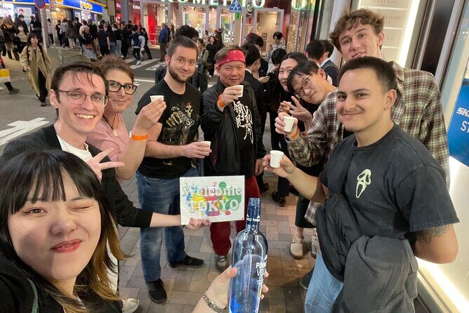 3Hour Osaka Pub Crawl Bar Hopping Nightlife Guided Tour in Namba - Stop Two (45 min): Kanemasa Liquor Store and the Okonomiyaki Moment