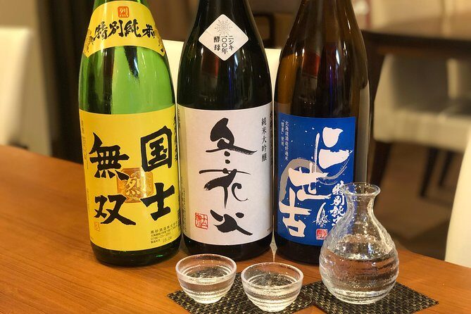 A pairing experience in Sapporo where you can enjoy tempura and 3 kinds of Hokkaido-only sake, along with a soba-noodle making experience! - Three kinds of Hokkaido sake: why temperature is the real lesson