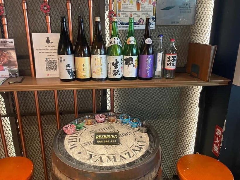 Casual Japanese sake tasting and snack experience, Kabukicho - Kabukicho sake tasting: what this really feels like