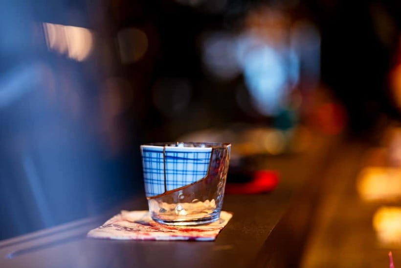 Ginza, Tokyo: Sake Experience with traditional vessels - Ginza sake tasting with a Tokyo Bay view