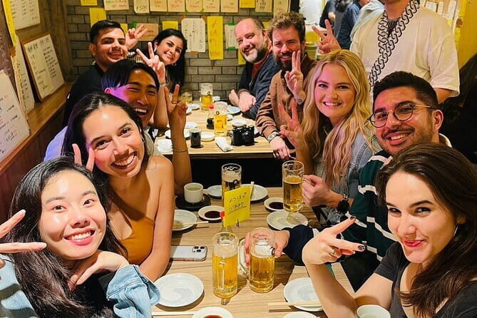 Hidden Gem Food & Whiskey Night Tour near Roppongi - Stop-by-stop: three Azabujuban food and drink moments