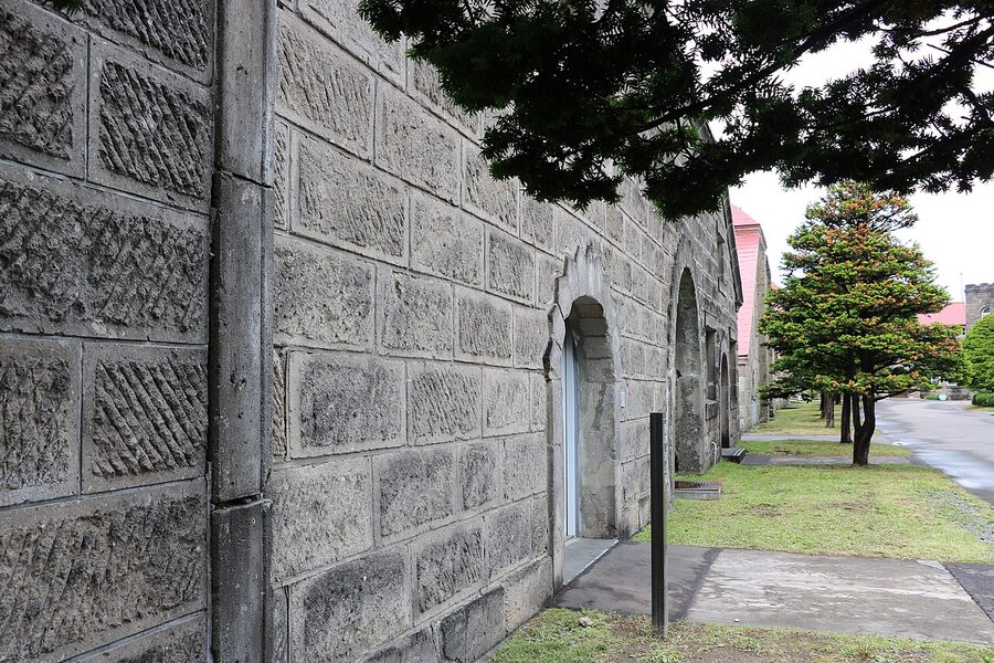 Yoichi distillery mashing house exterior building