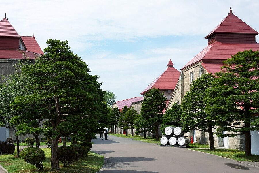 The Rita House at Yoichi distillery, traditional Japanese house with tile roof