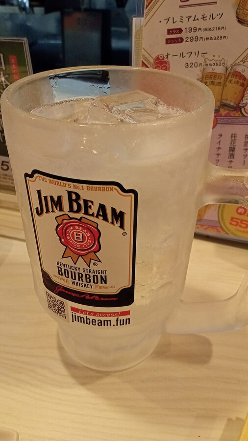 A tachinomi standing bar in Imaike, Nagoya, mid-evening