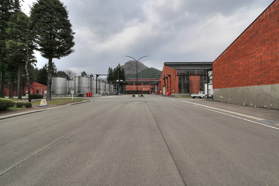 The grounds at Nikka Miyagikyo distillery in Sendai