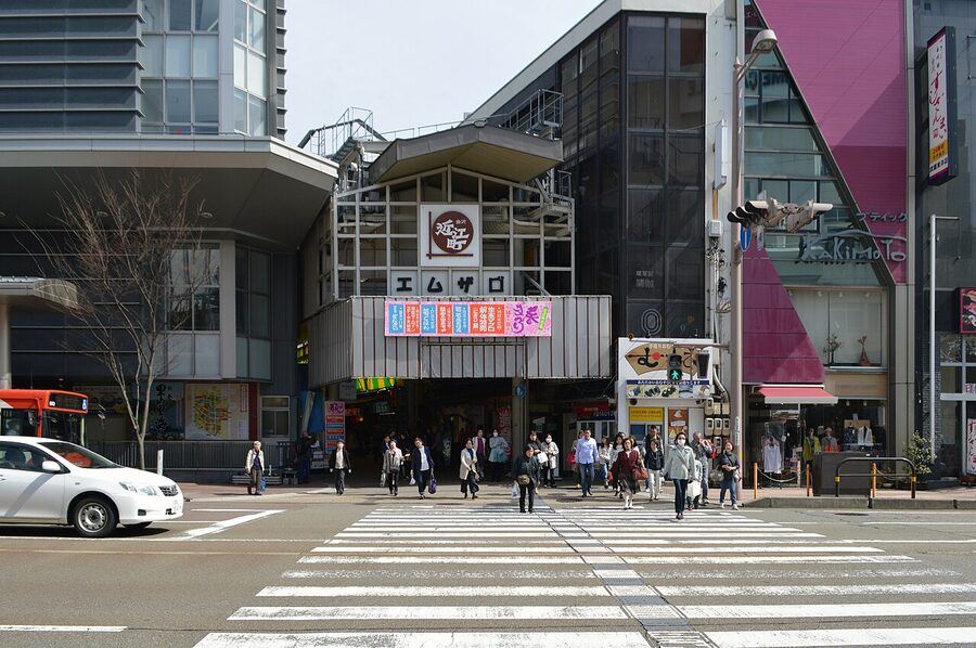 Western entrance of Omicho Market
