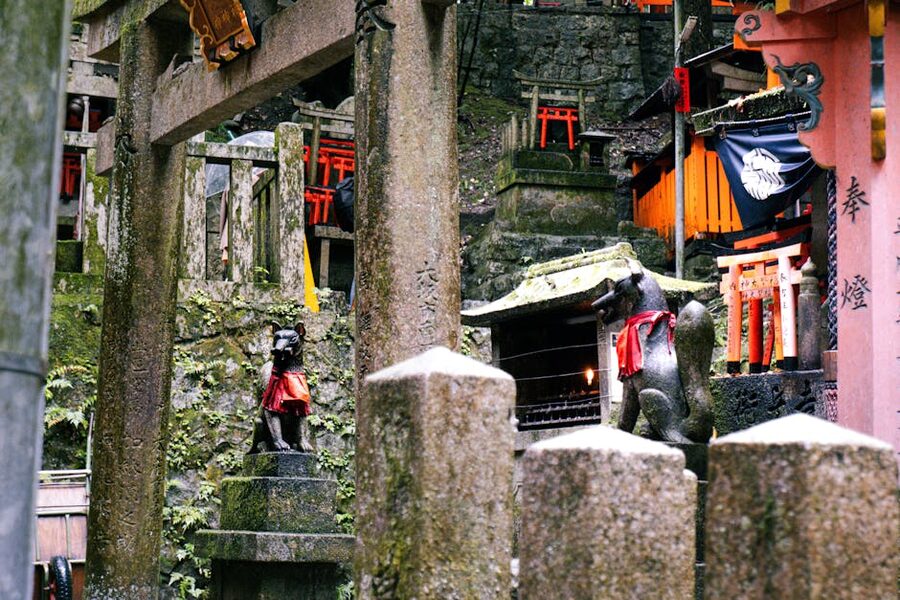 Fushimi sake district streets, southern Kyoto