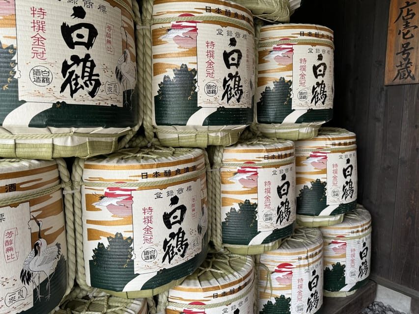 Kobe: Sake Brewery Tour with Tasting Sake - Hamafukutsuru Brewery: tools, tradition, and the barrel-factor wow