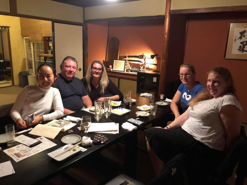 Kyoto: Foodie Night Tour in Gion with 9 dishes + 6 Sake - Second Dinner Stop and Course Rhythm