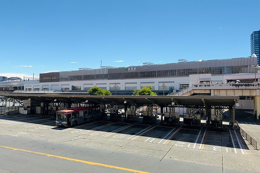 Niigata Station Bandai Square exterior in August 2023