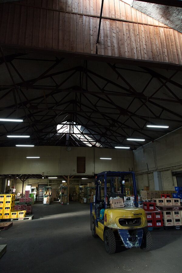 Yoshinogawa fermentation tank brewing room