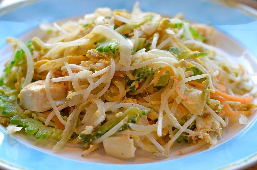 Goya champuru bitter melon stir fry Okinawa