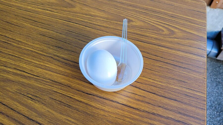Onsen tamago eggs at Kusatsu Onsen