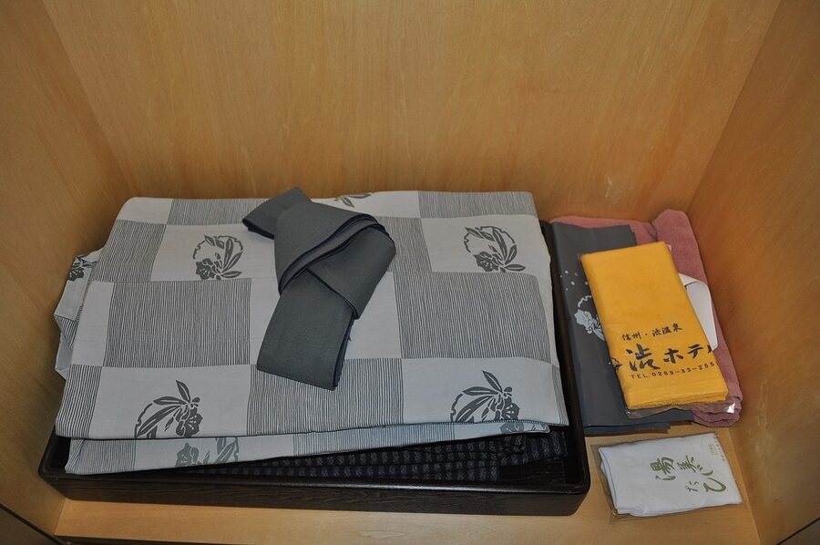 Yukata at Shibu Hotel onsen ryokan Nagano