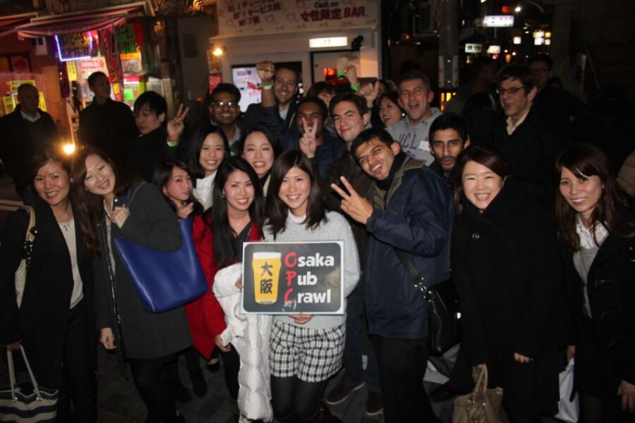 Osaka: Guided Pub Crawl - Stop by stop: how the crawl keeps the vibe rising