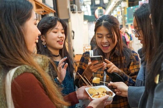 Osaka: Private Food Tour & Bar Hopping in Namba - Hozenji Temple: an oasis in the middle of commerce