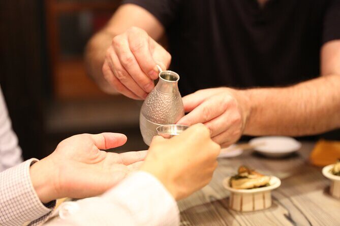 Private Food & Sake Tour in Central Kyoto with Sake Sommelier - First stop in a machiya izakaya: townhouse bars and standing-bar culture