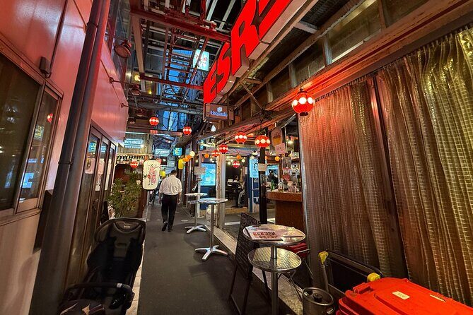 Samurai Guide Sho’s:Kichijoji Night Training–Drink & Dish Pairing - Stop 2: Harmonica Yokocho Kanpai—Yakitori Bar Atmosphere and Sake Pairing