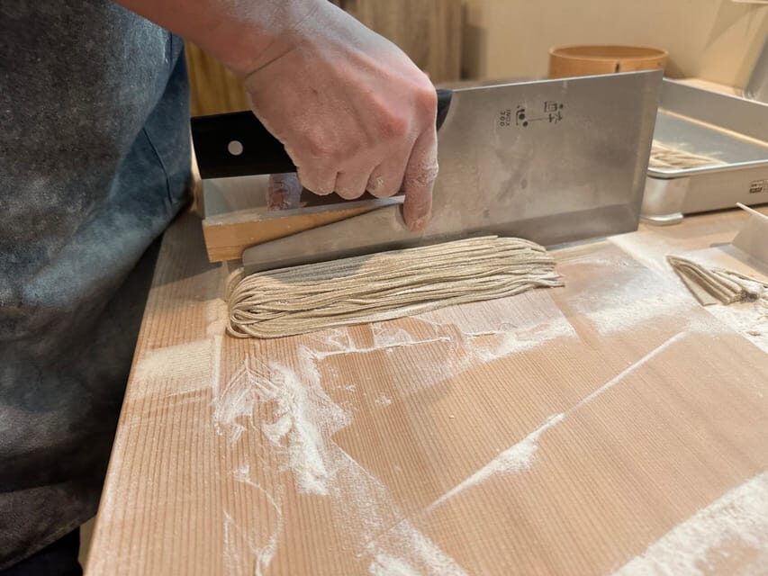 Soba noodle making experience and tempura, Hokkaido sakeplan - How soba, tempura, and sake become one balanced meal