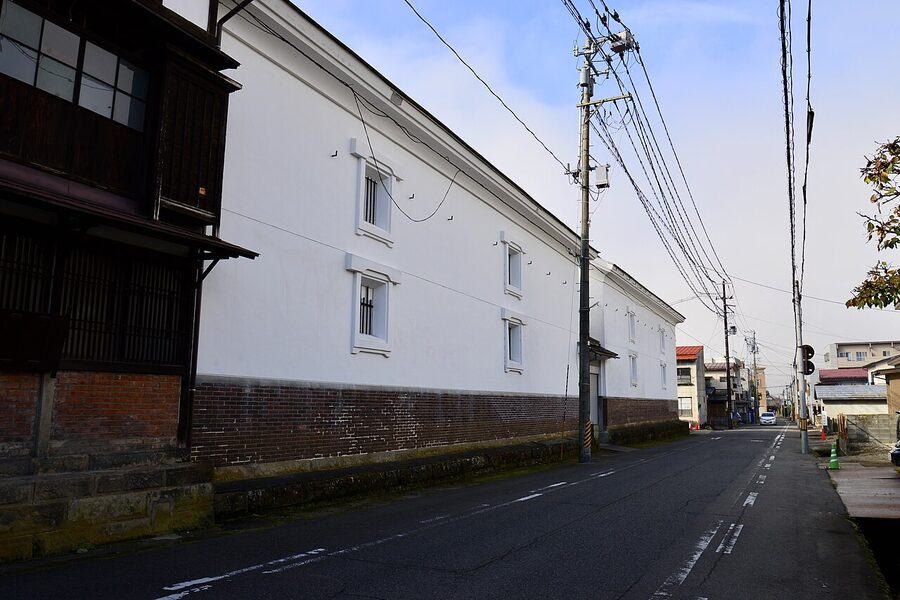 Suehiro brewery courtyard, Aizu-Wakamatsu