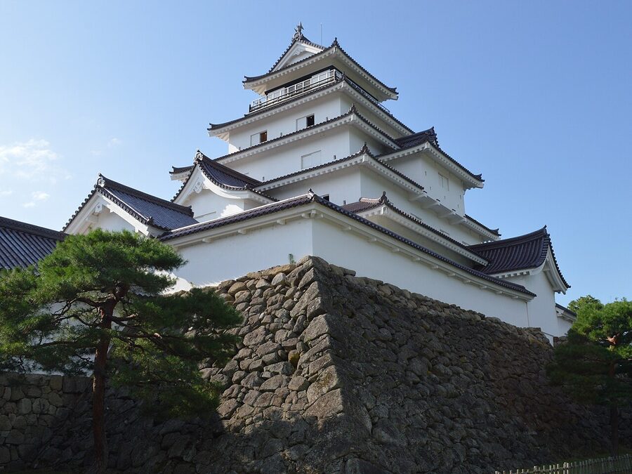 Tsuruga Castle in Aizu-Wakamatsu, Fukushima Prefecture