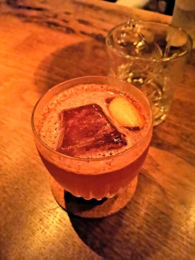 Bar Benfiddich Fresh Campari cocktail