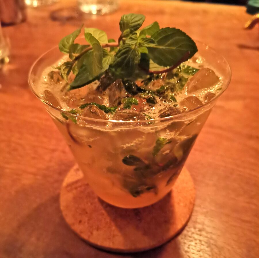 Bar Benfiddich mint julep cocktail