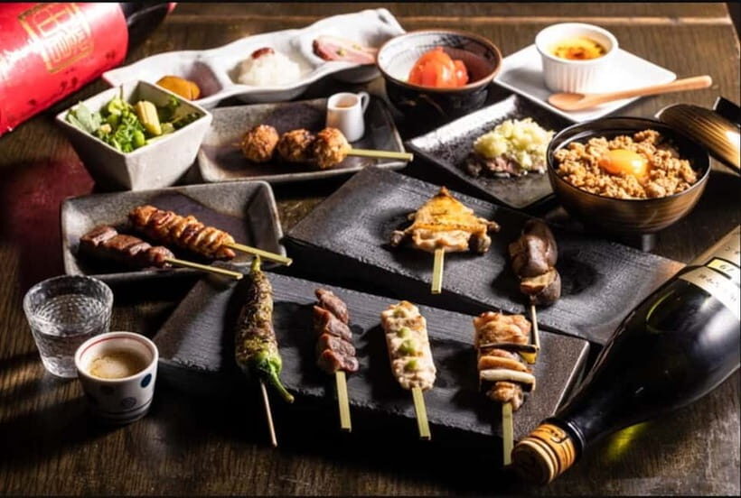 Tokyo: Izakaya Bar Experience at Kuuraku Ginza Reservation - Your 2-Hour Course Options (5, 7, or 9 Skewers)