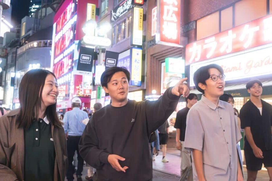 Tokyo: Shibuya Bar Crawl - 3 Drinks & Local Foods - - Entering Shibuya with the Trip Port meeting point