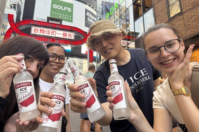 Tokyo Shinjuku Bar Hopping –Wagyu , Ramen & 7 Dishes - Finding the meeting point: Gucci Shinjuku to start the night