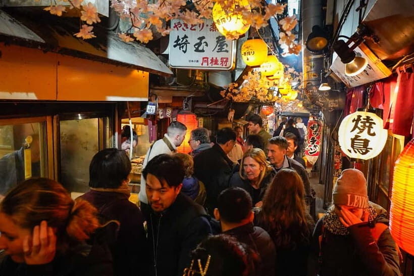 Tokyo: Shinjuku Golden Gai Bar Hopping Night Tour - Shinjuku’s alleys: Omoide Yokocho as your warm-up