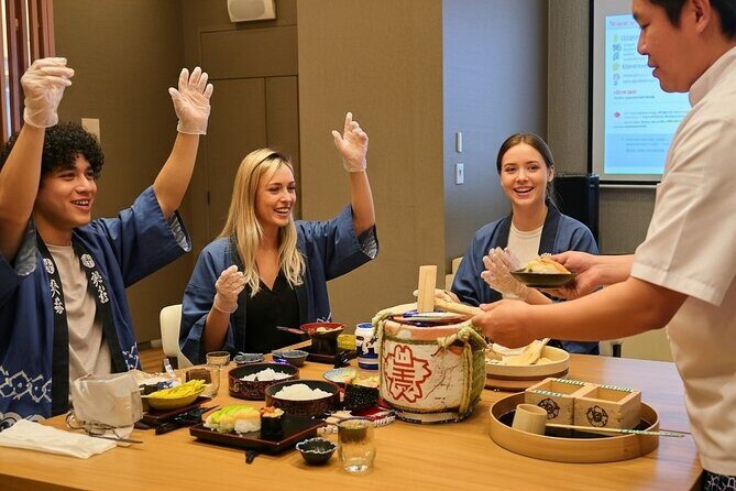 Tokyo Sushi Making Class : Sake Ceremony & Matcha Experience - Key moments that make this class worth your time